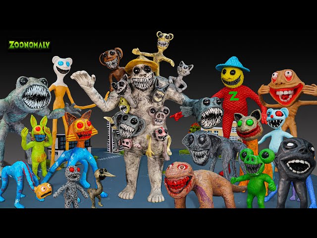 NEW ALL ZOONOMALY MONSTERS FAMILY with clay