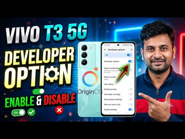 Vivo T3 5G: Developer Option Enable & Disable Kaise Kare? | Developer Options Settings 