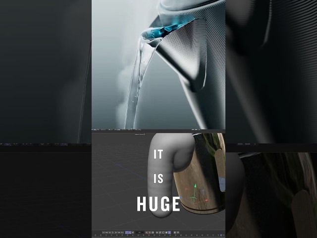A short preview of my latest tutorial 🍆 #cgi #cinema4d #maxon