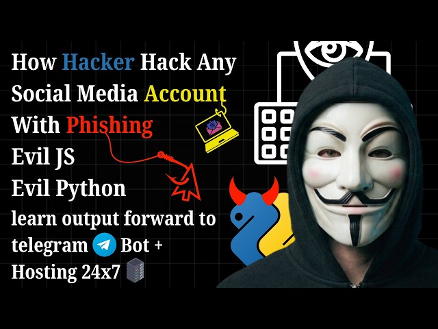 How Hacker's Hack Any Social Media With Javascript Code (Phishing) | Custom Telegram Bot + One Url