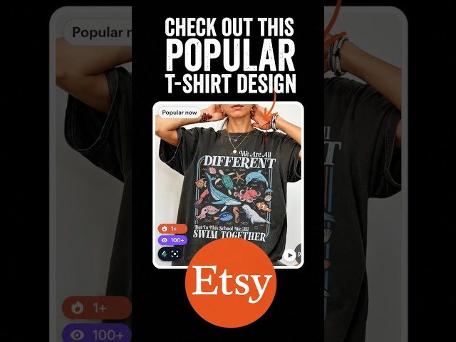 Popular Etsy T Shirt Design #2 Aug 2026