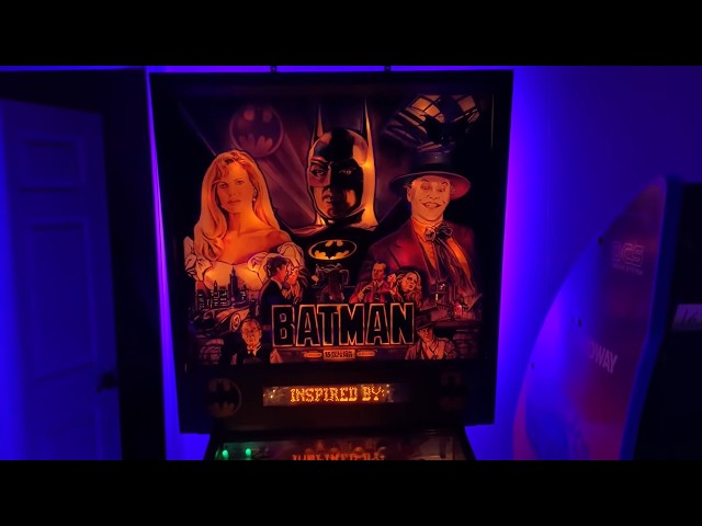 Repairing Data East's Cool BATMAN Pinball Machine!