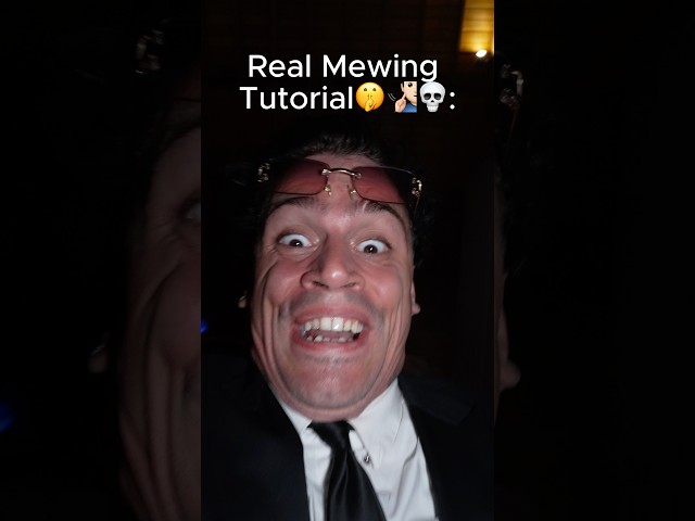 Real Mewing Tutorial🤫🧏🏻‍♂️💀#tutorial #shelove