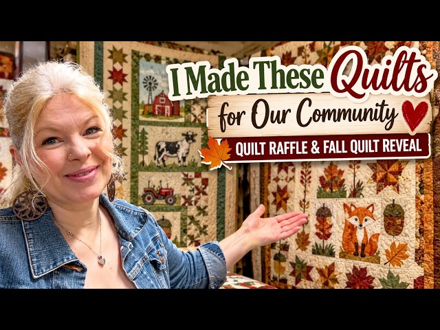 I Had ONE WEEK to Finish These Quilts! | Community Quilt Raffle