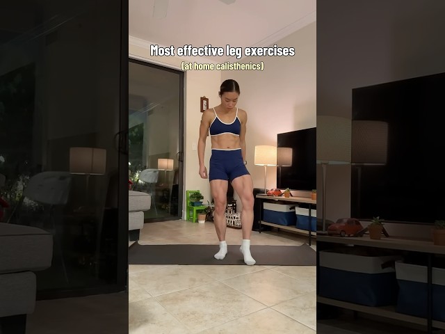 PART 4/5: BUILD LEGS OF STEEL ‼️ (at home calisthenics workout) #legworkout  #calisthenics