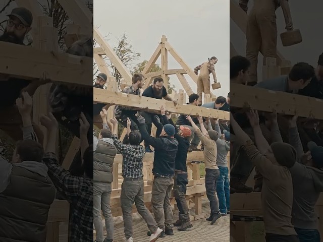 10 Days of Timber Framing in 30 Seconds