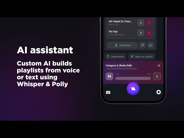 AI Music Platform for DJs: Voice Playlists & Track Discovery — FRP