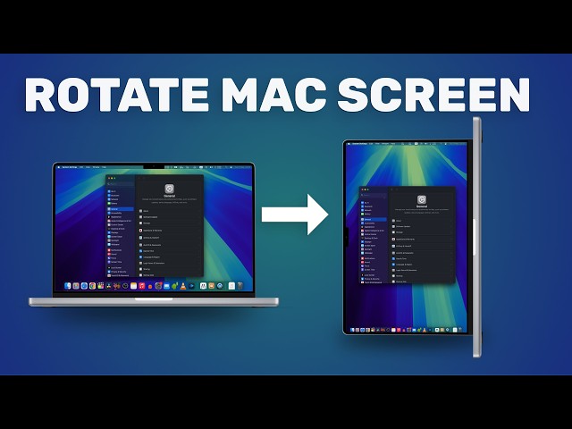 How to Rotate the Screen on MacOS In Seconds! (Easy Method)