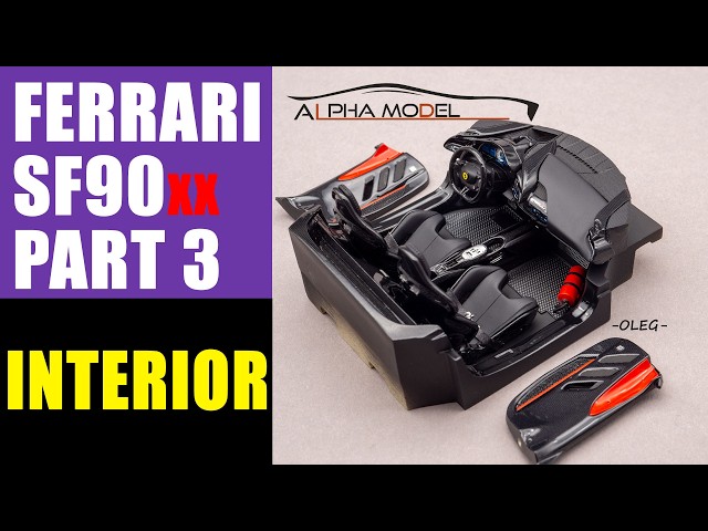 1/24 Ferrari SF90xx. Interior. Alpha Models AM02-0084 #3