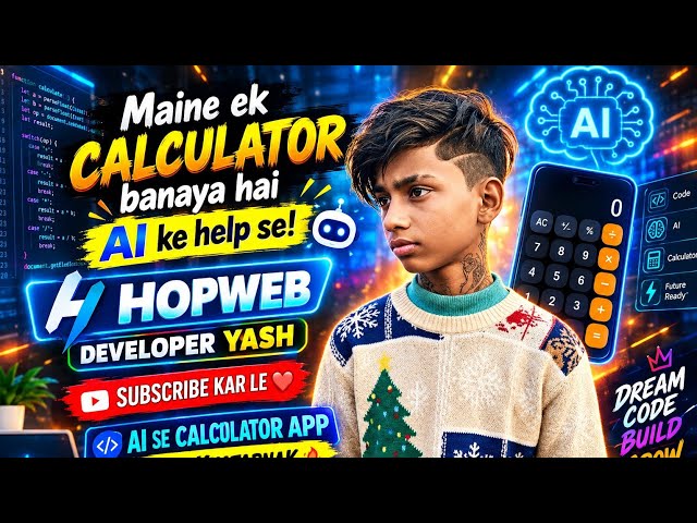 AI Se Apna Khud Ka App Kaise Banaye | AI App Development | Bina Coding App Banaye | HopWebTitle: