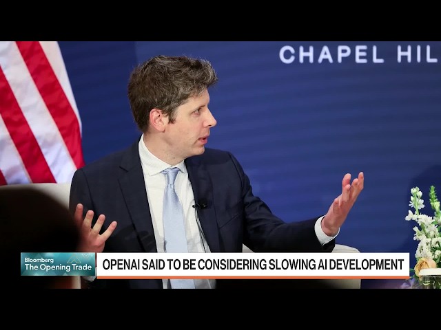 OpenAI Weighs Slowing Cutting-Edge AI Development
