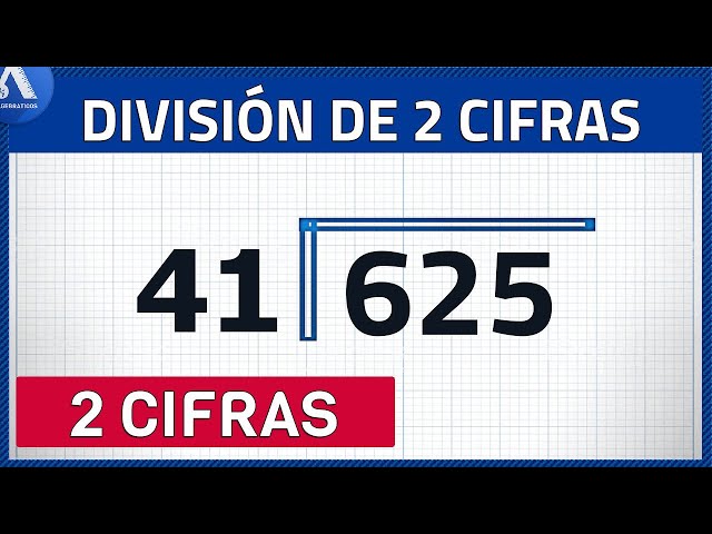 DIVISIÓN CON 2 CIFRAS - División de dos cifras (Super fácil)