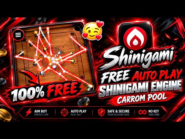 🔥 Carrom Pool Auto Play Hack | New Update | Fast & Active ⚡ | @XYZCAROOM | 7 Days Free Trial