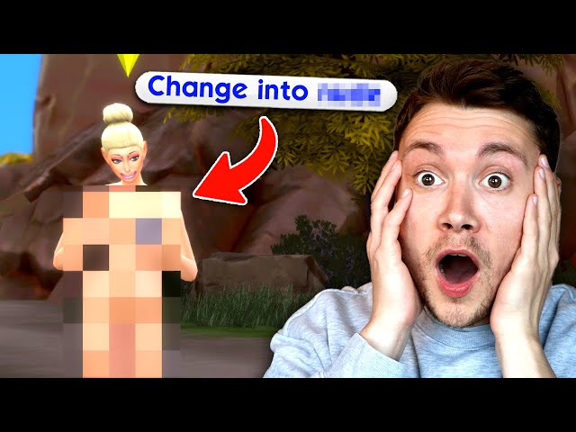 Being inappropriate by any means possible in The Sims 4 Horse Ranch...