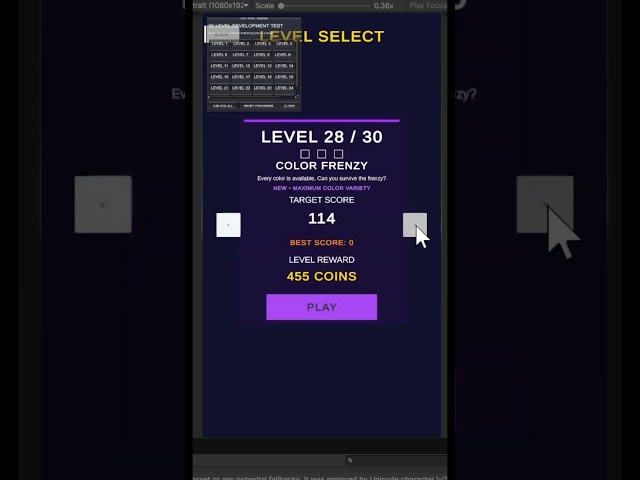 Our LEVEL SELECT UI Finally Looks Like a Real Game! 🔥🎮