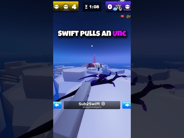 Level 2000 falling off da map ☠️☠️ #roblox #robloxpvp #gaming #swift #slingshotbwai