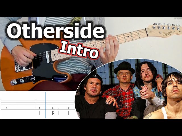 Red Hot Chili Peppers - Otherside Intro Guitar Riff (with Tabs)