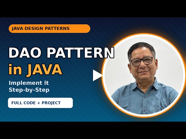 Stop Mixing Business Logic and SQL! Master the Java DAO Pattern 🔥