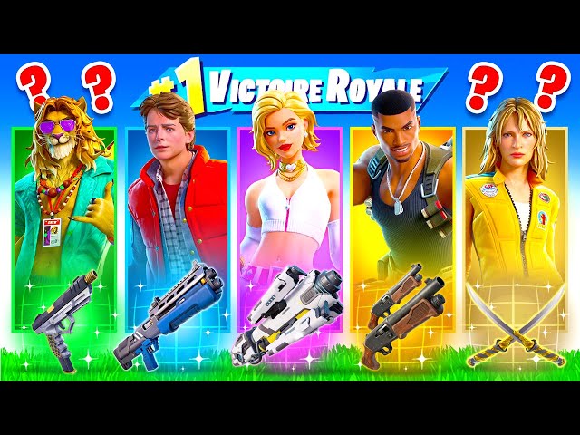 SKIN Chapitre 7 ALÉATOIRE CHALLENGE ! Défi FORTNITE Battle Royale