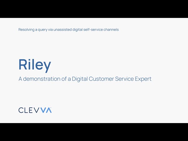 Unassisted Customer Self-Service – A Banking Use Case