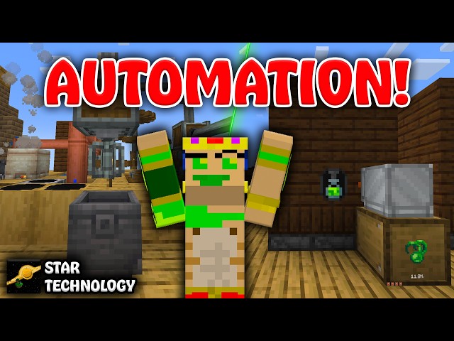 This Automation Feels Satisfying In Star Technology! (Best Modpack?)
