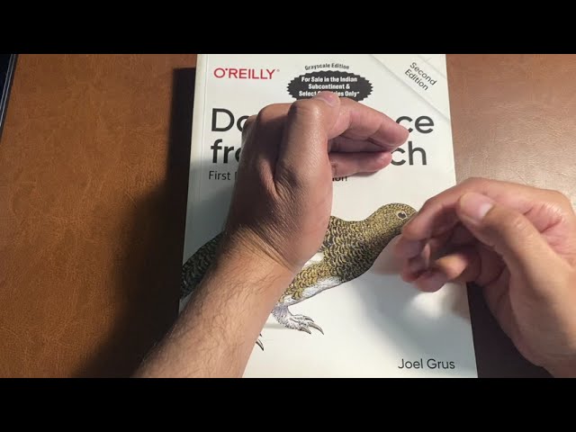 Data Science From Scratch By Joel Grus Book Review | Data Science Book Review