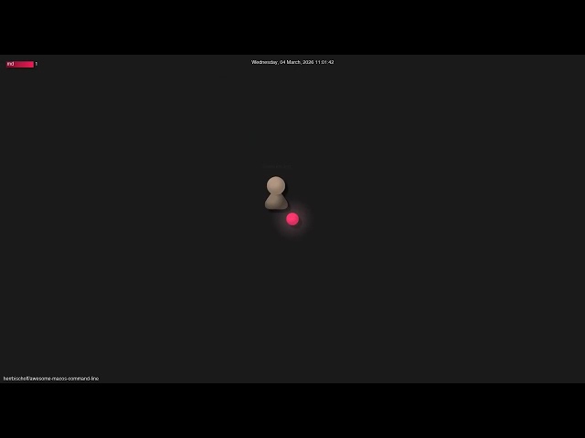 herrbischoff/awesome-macos-command-line - Gource visualisation