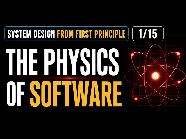 System Design First Principles: The Physics of Software [Video 1/15]