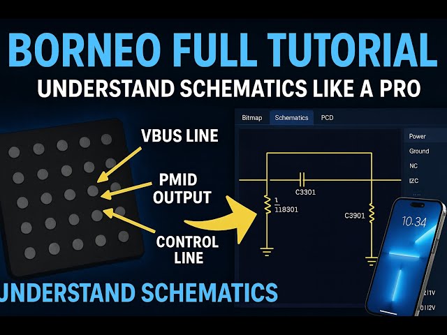 Borneo Full Tutorial for Mobile Repair | Learn Schematics, Charging Faults & Diagnosis Step-by-Step