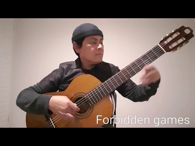 Forbidden Games ( solo guitar arrangement by Bernardo Soler ) #forbiddengame #bernardosoler