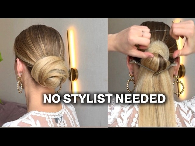 PERFECT VOLUMINOUS LOW BUN in 5 MINUTES! 💫 The SECRET to an EXPENSIVE-Looking Hairstyle