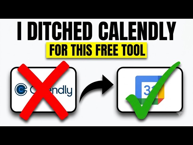 I Cancelled Calendly - Google Calendar Books Clients Free