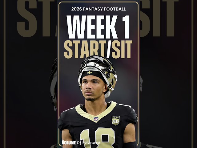 You Should START or SIT These 3 Players in Week 1 of Fantasy Football! #shorts
