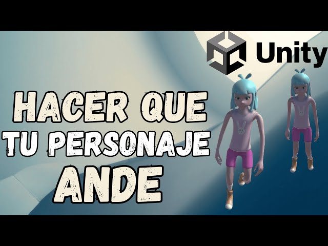 Cómo Crear y Animar tus Personajes en Unity con Animaciones y hacer que Anden | Tutorial Unity