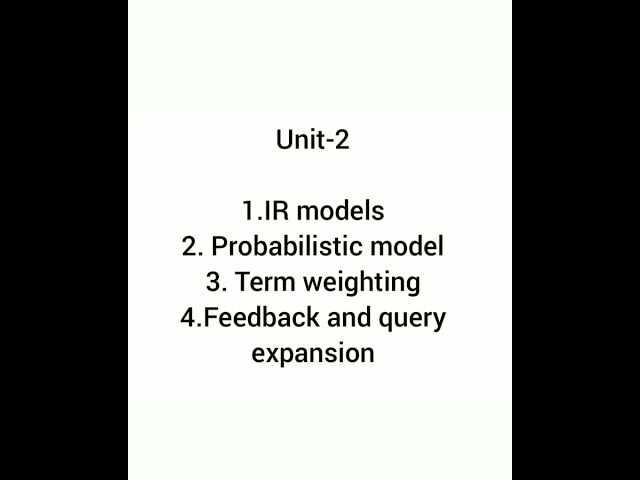 Information retrieval system important questions regulation2017||anna university exam #exam #shorts