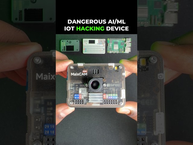 World’s Smallest Camera with AI Capabilities! MaixCAM Pro #shorts #gadgets #tech #pcb #jlcpcb