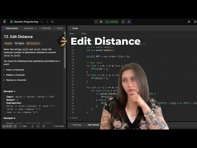 Edit Distance LeetCode - Java
