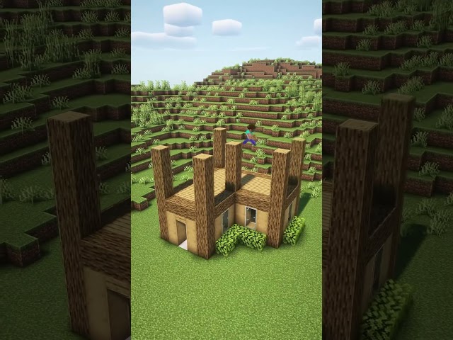 Minecraft Survival House Tutorial  #minecraft #minecraftbuilding