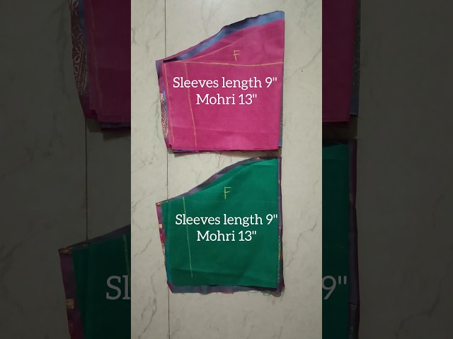 9" Sleeves cutting #shorts #sleeves #cuttingskills #sewing #tailoring #shortvideo #youtubeshorts