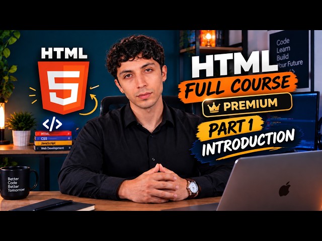HTML COURSE FOR BEGINNERS | INTRODUCTION TO HTML | PART 1