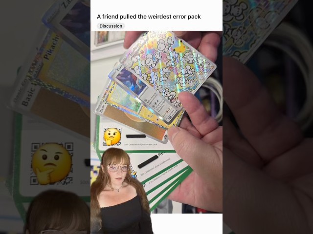 Friend Pulls The Weirdest Error Pokemon Pack