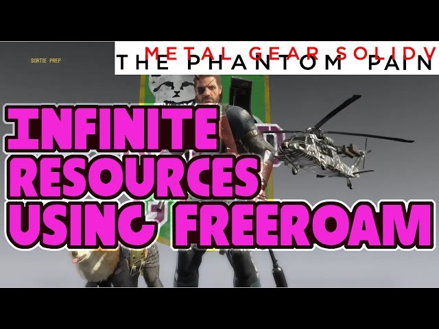 Metal Gear Solid V, Infinite Resources Using Freeroam [After Patch 1.19 Xbox1 and PS4]
