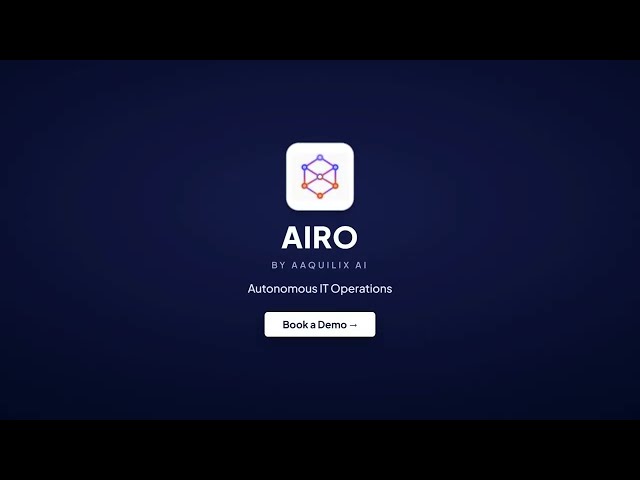 AAQUILIX AIRO | Autonomous IT Operations | Up to 70–80% Zero-Touch Resolution