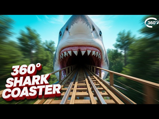 Shark Roller Coaster - 360° VR Video
