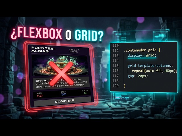 CSS Grid vs Flexbox: La diferencia real (Maquetando Dark-Fantasy Store - Parte 1)
