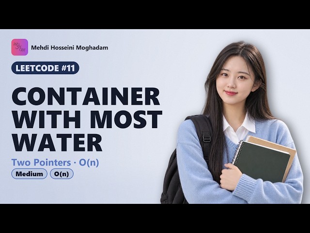 LeetCode 11: Container With Most Water – Two Pointers #leetcode #python #algorithms