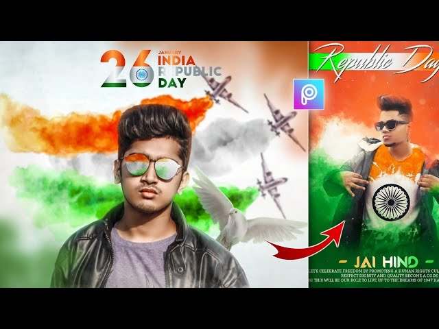 30 Second 26 January 2021 Republic Day Editing In Picsart App By Deepak Creations #Shorts #picsart