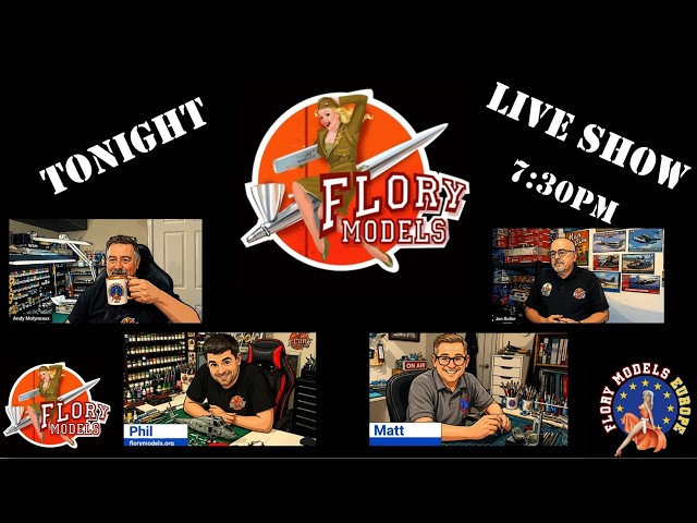Flory Models Team Live Show 7:30pm 9th September 2026