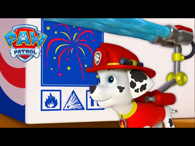 Marshall and the Missing Fireworks! 🎆 - PAW Patrol - Cartoons for Kids
