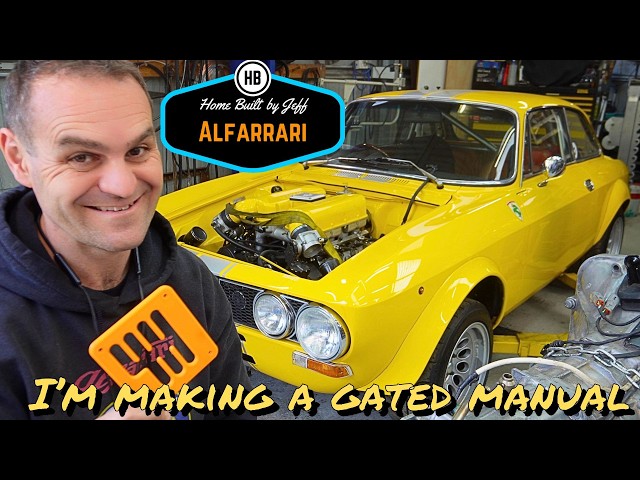 I'm making a gated shifter! - Ferrari engined Alfa 105 Alfarrari build part 244